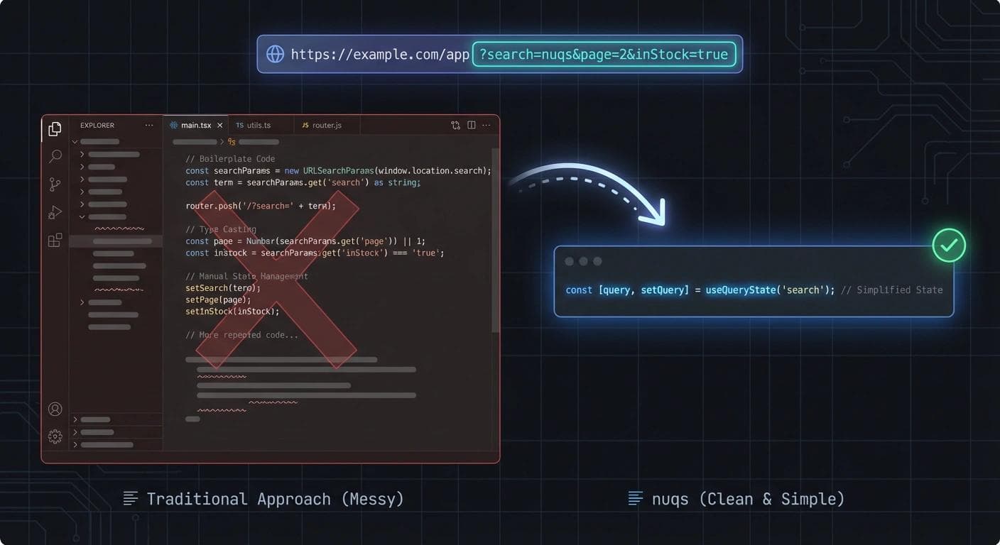 nuqs: Manage URL Query Params Like useState